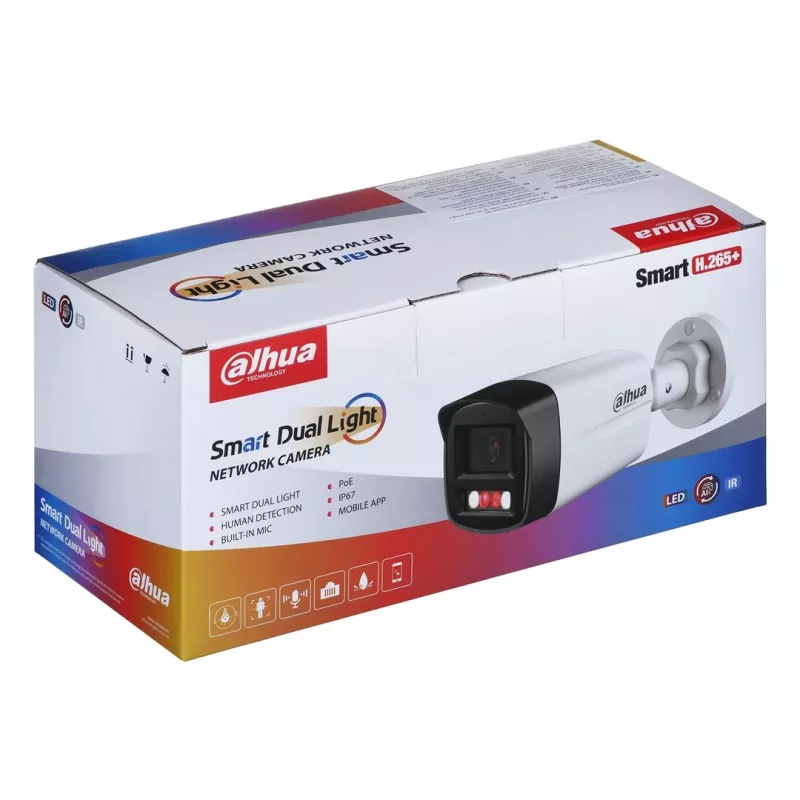 Dahua Technology 4MP Entry Smart Dual Light Fixed-focal Bullet Network Camera