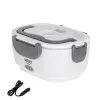 Camry | Electric Lunchbox DC12V and AC230V | CR 4483 | Capacity 1.1 L | Material Plastic | White/Grey