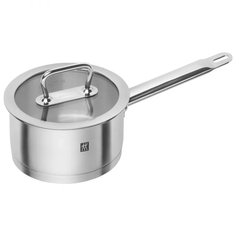 Cookware set ZWILLING 65120-005-0 — 5-piece stainless steel saucepans, lids, oven- and dishwasher-safe, non-stick coating, max 200°C