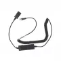Adapter cable Tellur QD to RJ11 2.95 m Black — audio/telephone connector