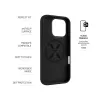 Fixed Back cover | Apple | iPhone 17 Pro Max | Liquid silicon | Black | MagFlow