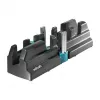 Bevel and mitre box Wolfcraft 6948200 — mitre guide, 85–180° measurement, for boards up to 3 cm, black