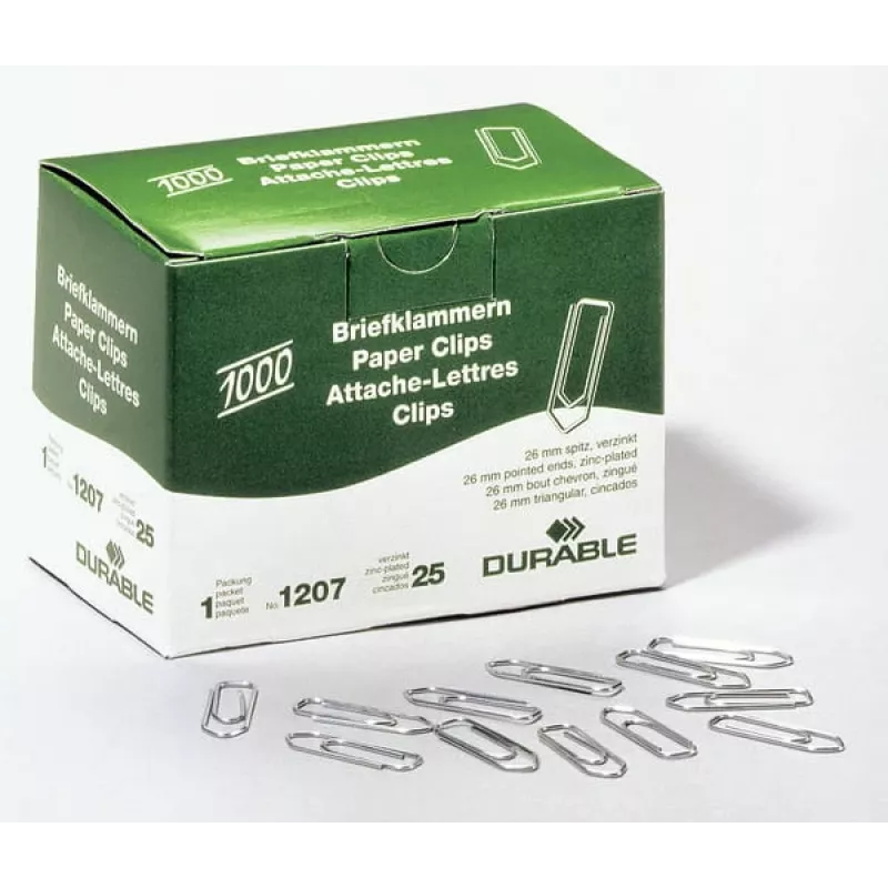 Paper Clip Metal Durable 120725 1000 pcs