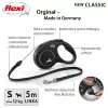 Flexi New CLASSIC 5 m Black Dog Retractable lead