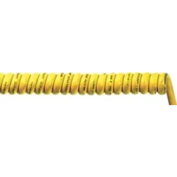 LappKabel Coiled Cable OLFLEX® SPIRAL 540 P 1000 mm / 3500 mm 2 x 1 mm² Yellow 73220125 1 pc(s) (73220125)