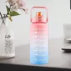 Extralink Motivational Bottle, Water Bottle, 2000ml, Green-Purple, BUT-190