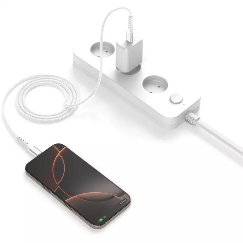 USB Cable 4smarts 541452 1.5m USB C White 0.48 Gbit/s