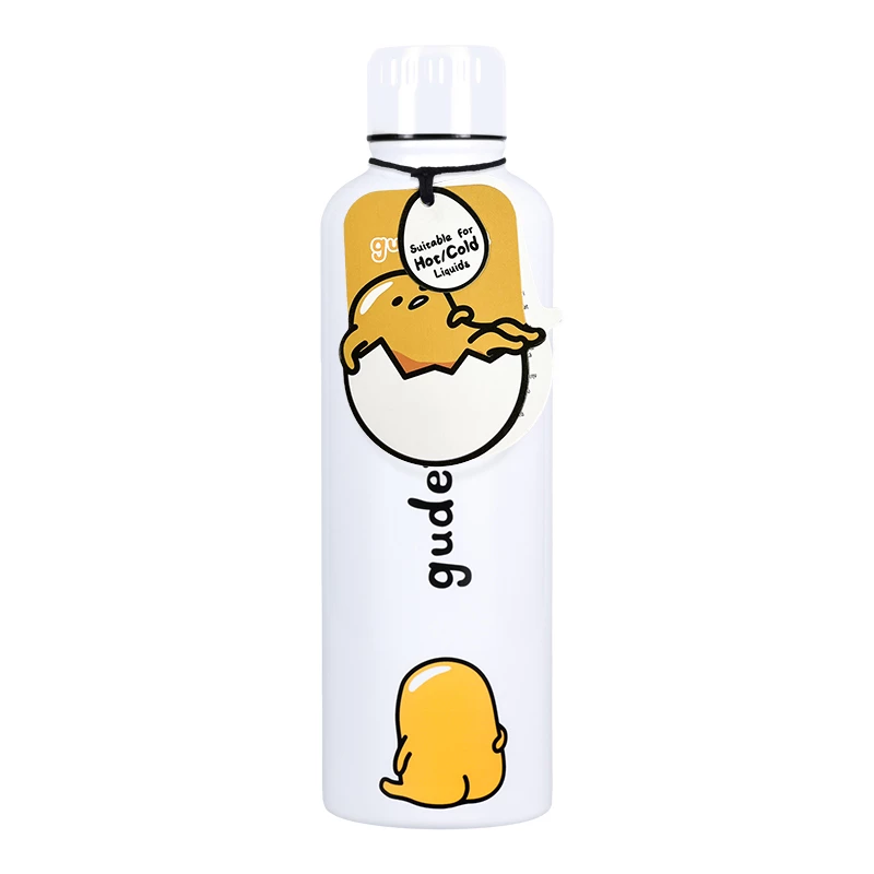 Metal water bottle Paladone Gudetama — insulated stainless bottle with character design