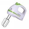 Hand mixer ESPERANZA EKM011 — 400 W, 5 speeds, turbo, dough hooks and beaters, 220–240 V, white/light green