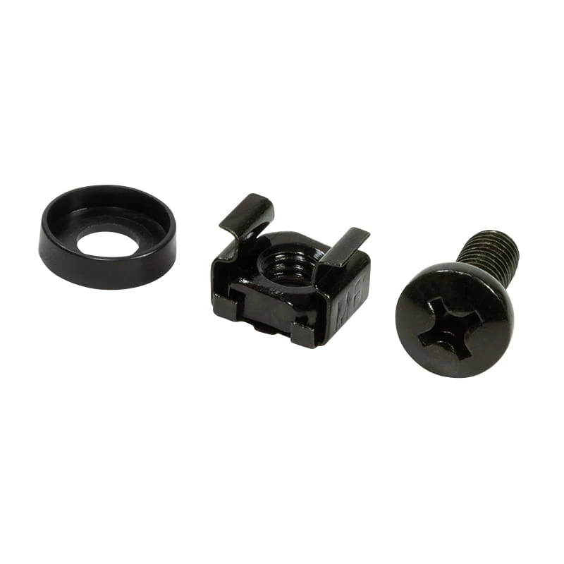Screw kit LOGILINK AC116 — 50 black screws for rack accessories