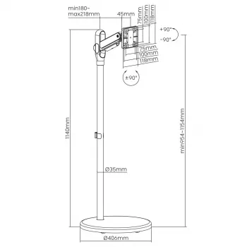 Maclean MC970B Display Black