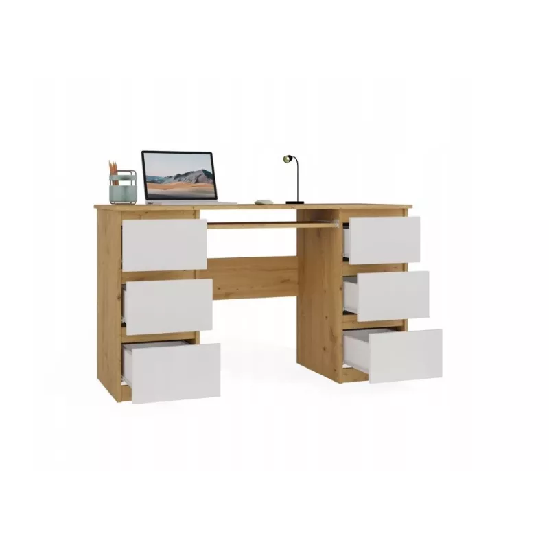 KUBA Desk Artisan Oak/White Set