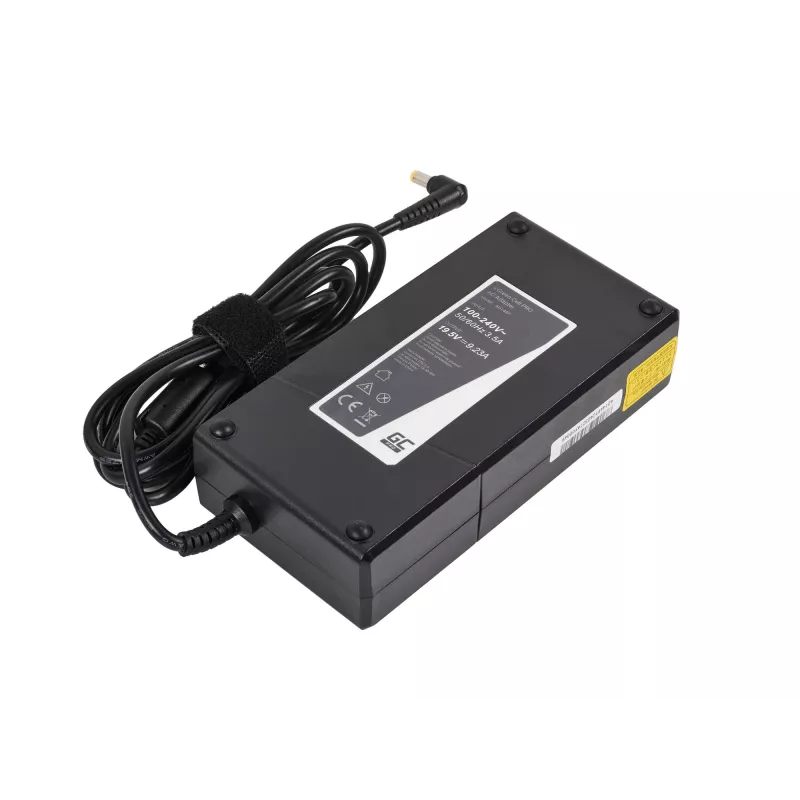 Power adapter Green Cell AD139P 90W universal laptop adapter 19.5V 9.23A 5.5×1.7mm Black