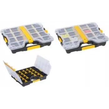 Storage assortment box allit EuroPlus Basic S 37 transparent high-impact resistant