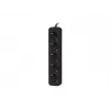 Power Extension Cable Lanberg PS0-05F-0300-BK 3m 5 AC Outlets Indoor Black