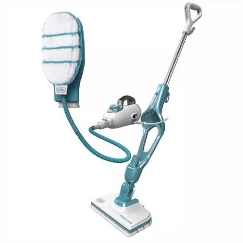Steam mop Black & Decker FSMH1351SM-QS — 1300W, 0.5L tank, 6m cord, 9-in-1 for hard floors