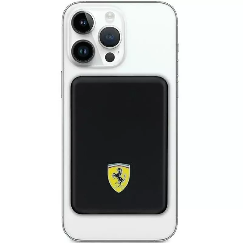 Ferrari Powerbank FEPB5MNCAK 15W 5000mAh Black/black Metal Logo MagSafe