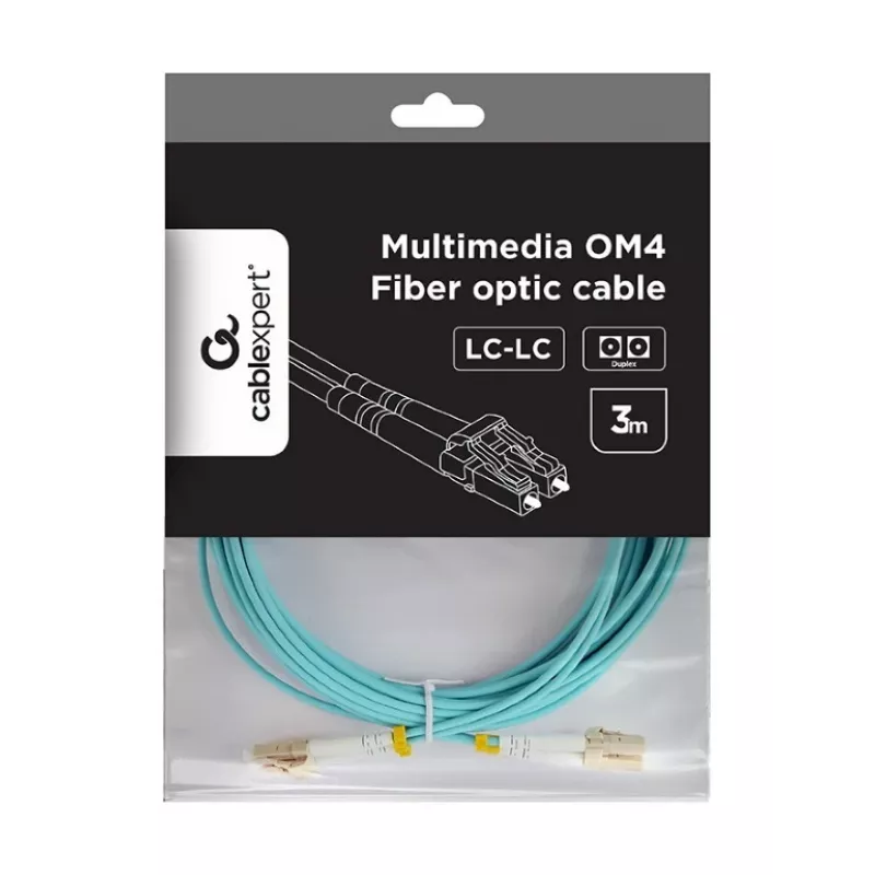 Multimode cable duplex OM4 50/125, LC/LC, 3m