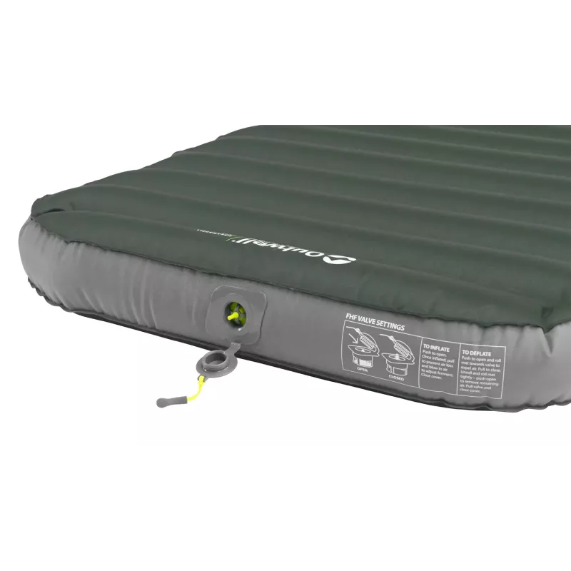 Single inflatable mattress Outwell 400123 — 1950×600×110 mm, polyester/PVC, green
