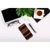 Smartphone case man and wood for iPhone XR — ebony black, protective hard shell