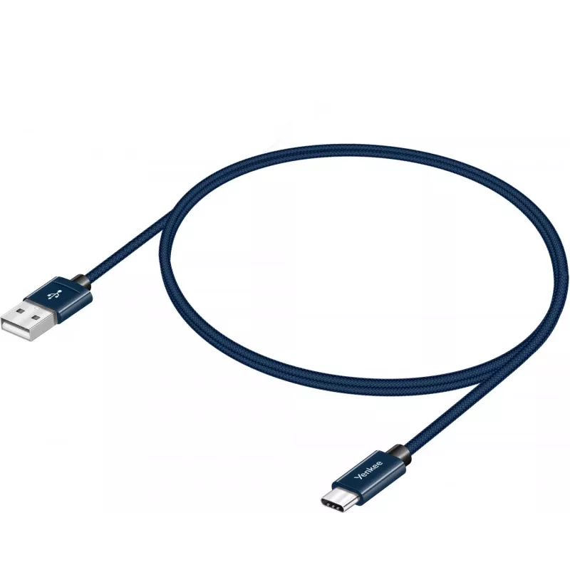 Cable YENKEE YCU 301 BE USB a 2.0/USB C 1m Fialov