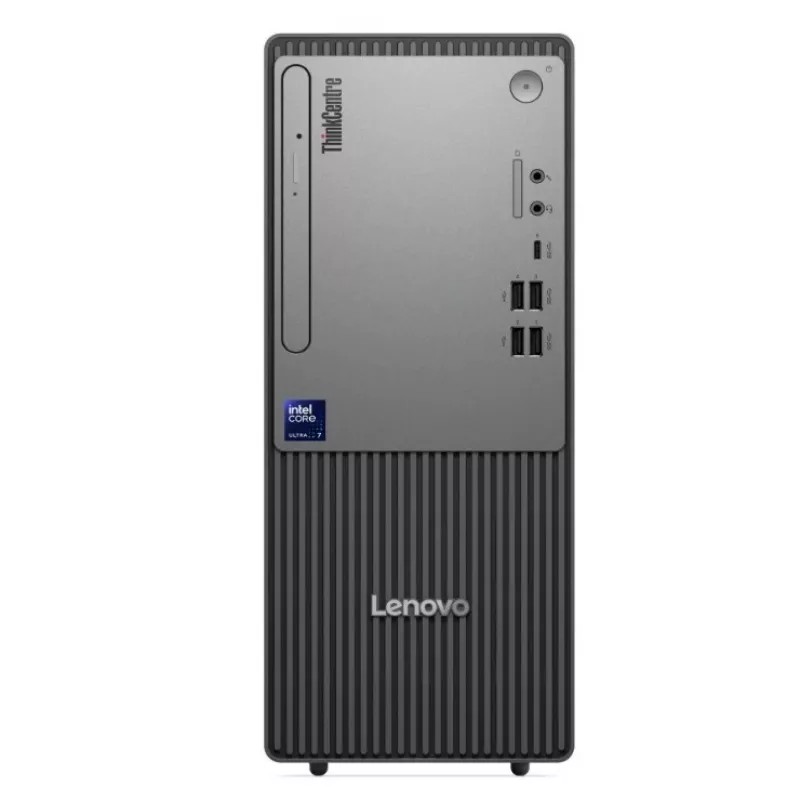 Desktop PC Lenovo ThinkCentre Neo 50t G6 Tower — Intel Ultra 7 265, 16GB RAM, 512GB SSD, Windows 11 Pro, DVD, Black, 3Y OS+1Y CI