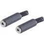 Wire Connector ShiverPeaks BS51311-2 2.5 mm Black Female