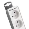 Power Extension Qoltec 50290 1.8m 5 AC Outlets Indoor White