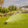 Circular water sprinkler Gardena AquaPrecise Black Blue Grey 1 pc