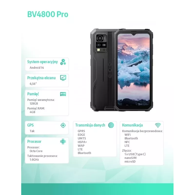Blackview BV4800Pro 4GB/128GB Black