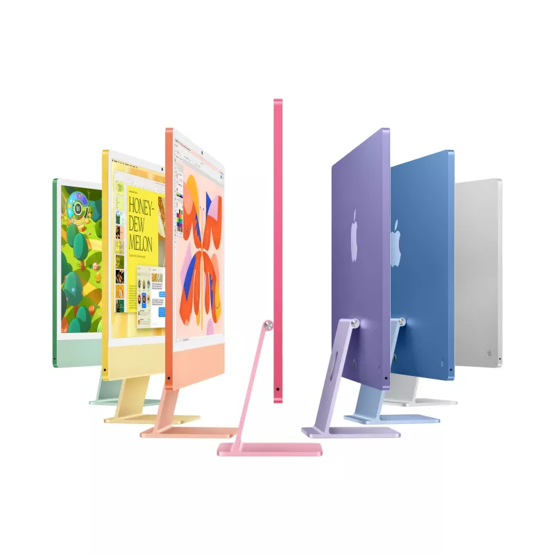 iMac 24 Retina 4.5k Display M4, Green, M4 (8-CPU/8-GPU), 16GB, 256GB, German, kein Gigabit Ethernet, Magic Mouse, MWUE3D/A