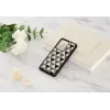 Protective phone case iKins for Samsung Galaxy S20 Ultra — pyramid pattern, black