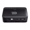 Portable charger Baseus Super Energy 6000 mAh — jump starter, LiPo 6000 mAh, 300 A start current, 150 PSI, built-in display & flashlight, USB-C + USB-A, black