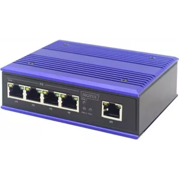 Network Switch Digitus 4 Port Fast Ethernet Industrial Unmanaged