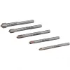 Drill Bit Set Makita E-25410 for Glass and Tile, 5 Pieces