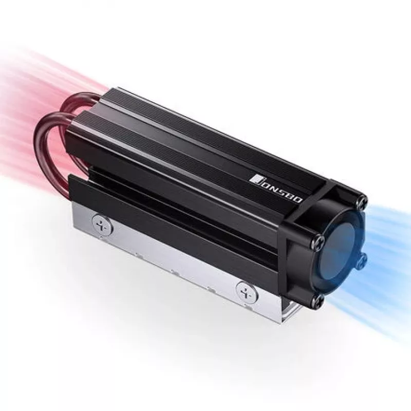 M.2 SSD Cooler Jonsbo M.2-7 Black — passive heatsink for M.2 drives, low-profile aluminum design