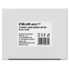 Qoltec Three Phase Bi-Directional Electronic Meter | DIN rail energy consumption meter | 400V | 100A | LCD | 4P