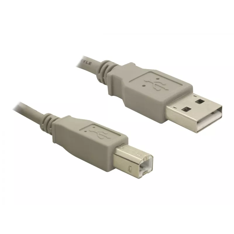 USB Cable DeLOCK 82216 USB 2.0 3m USB A USB B Grey