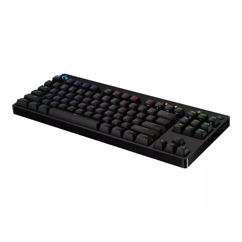Logitech G PRO Gaming Keyboard - Keyboard - QWERTY - Spanish - Black (920-010593)