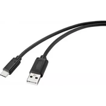 Renkforce RF-4695144 USB Cable 2 m USB 2.0 USB A USB C Black (RF-4695144)