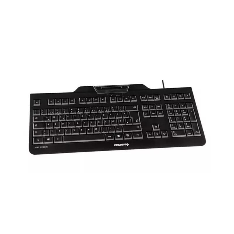 CHERRY KC 1000 SC keyboard USB QWERTZ Swiss Black