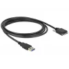 USB Cable DeLOCK 83599 USB 3.2 Gen 1 3m USB A Micro-USB B Black