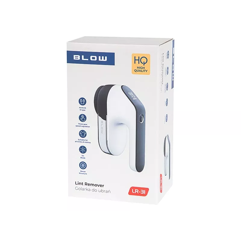 Fabric shaver BLOW 44-400 rechargeable, cordless lint remover for clothes and upholstery