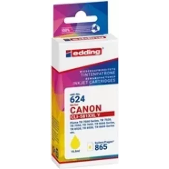 edding printer cartridge EDD-624 yellow compatible with Canon CLI-581XXL Y