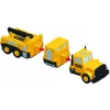 Vehicle set Popular Playthings Mix or Match Vehicles Construction Black Yellow
