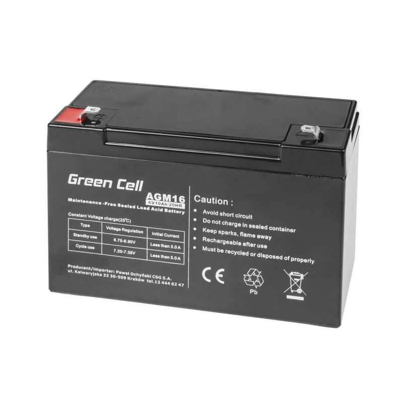 UPS battery Sealed Lead Acid Green Cell AGM16