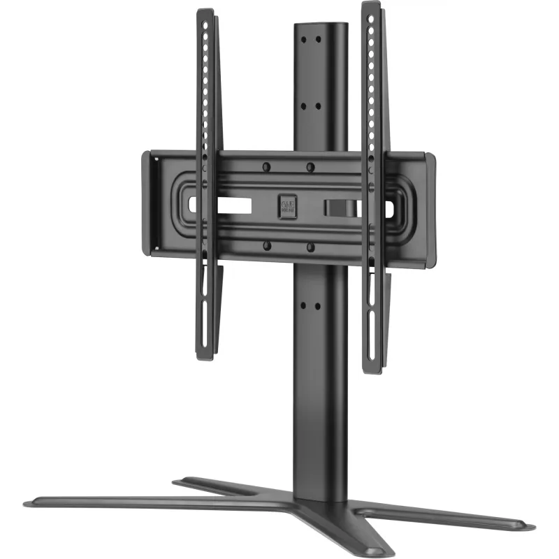 One For All desktop stand Base TV Holder SOLID – Suitable for all TV types of 32 to 65- LCD/LED/Plasma/OLED/QLED TVs – swivel (90°) tilt (15°) - Height Adjustable – VESA 60