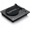 Belt-drive audio turntable Lenco LS-10 Black with built-in speakers, 33/45 RPM, RCA out, headphone jack