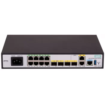 Hewlett Packard Enterprise HPE FlexNetwork MSR958X - Router 8-Port-Switch - 1GbE - WAN-Ports: 6 - Wi-Fi - rack-mountable (S0P11A)