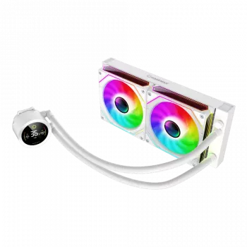 Gamemax | CPU Liquid cooler | ICEBURG 240 DIGITAL | White